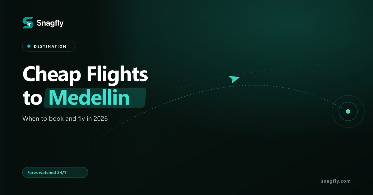 Cheap flights to Medellín