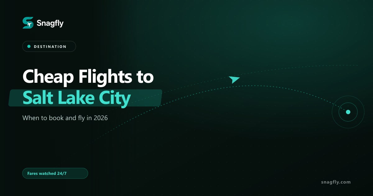 Cheap flights to Salt Lake City