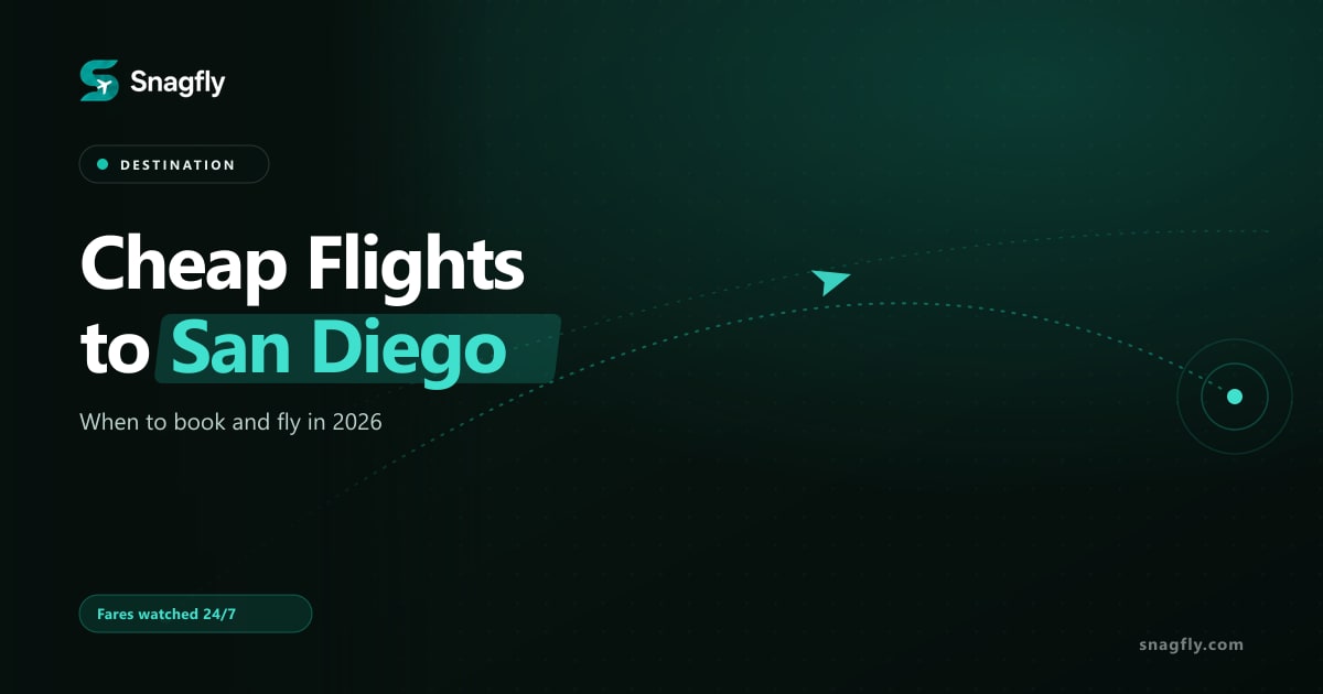 Cheap flights to San Diego