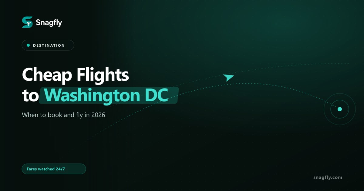 Cheap flights to Washington, DC
