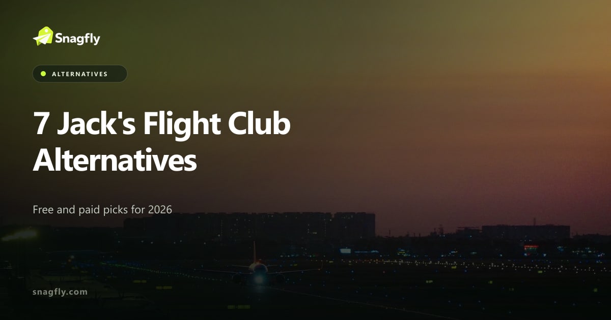 The 7 best Jack's Flight Club alternatives in 2026
