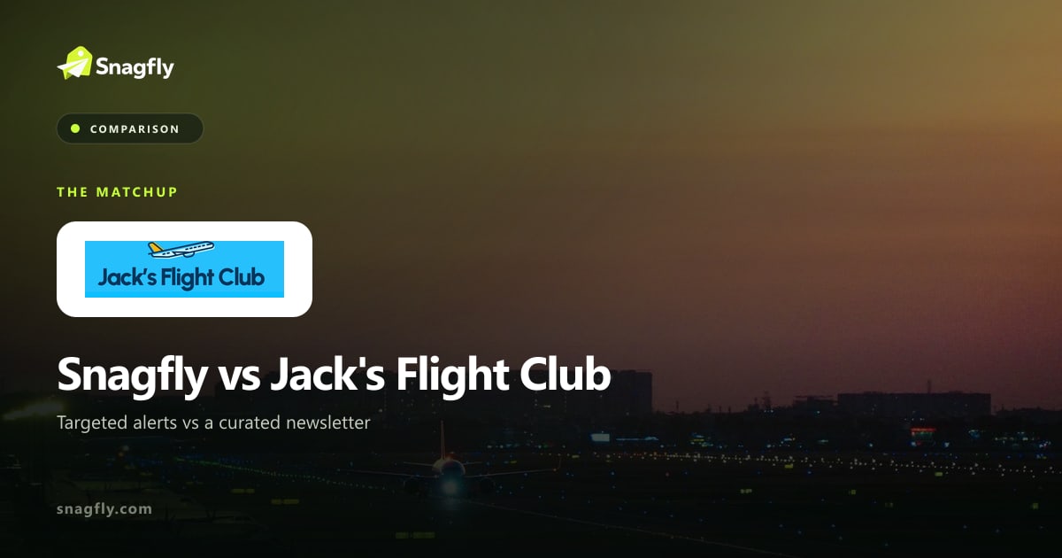 Snagfly vs Jack's Flight Club