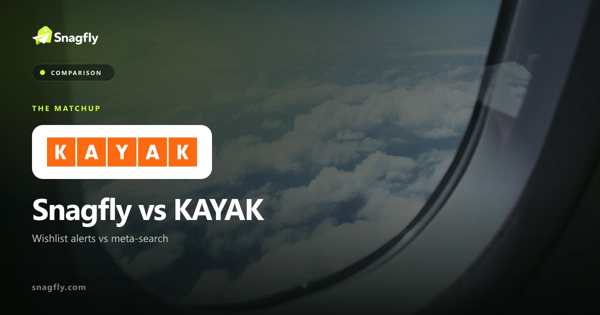 Snagfly vs KAYAK