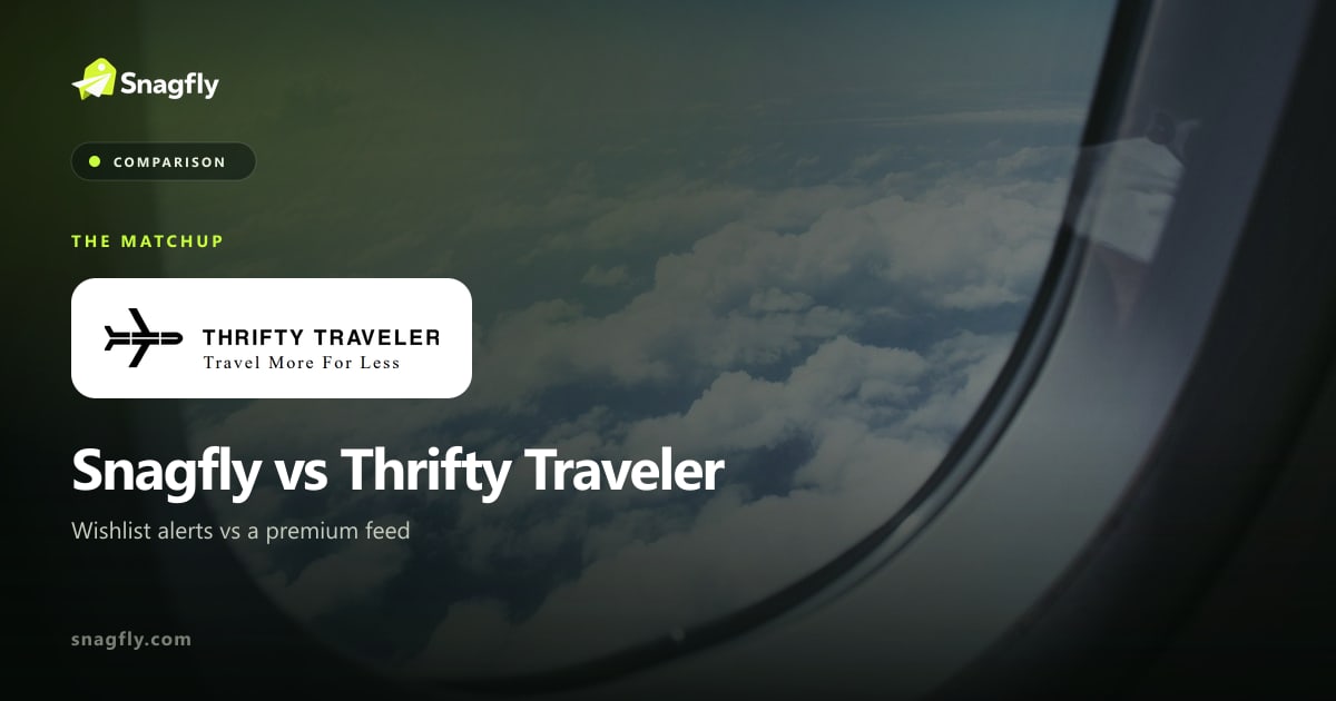 Snagfly vs Thrifty Traveler